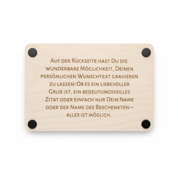 Geld Geschenke zu Ostern: Stilvolle Geld Geschenkkarte - Holzkarte - personalisiert – Die perfekte Geschenkidee für deine Liebsten!